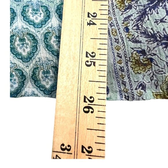 J Jill Boho Flowy Feminine Cottage Artsy Tunic Peasant Festival Blouse M Petite - Picture 7 of 9